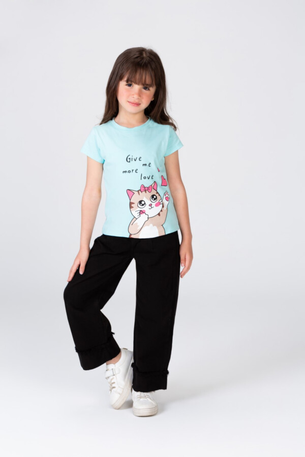 Girls' T-shirt Regural Fit With Comfortable Material