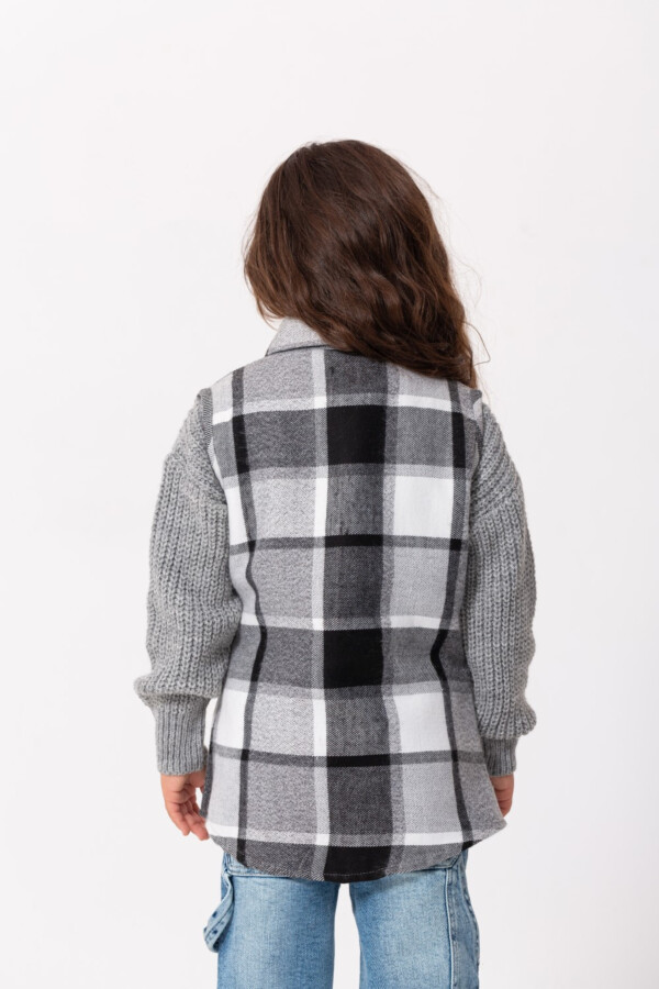 Girl's Checked With Front Pockets Regular Fit Outfit