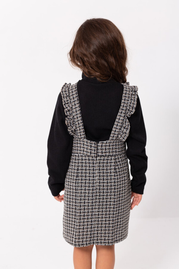 Girl's Sleeveless Regular Fit With High Neck Outfit