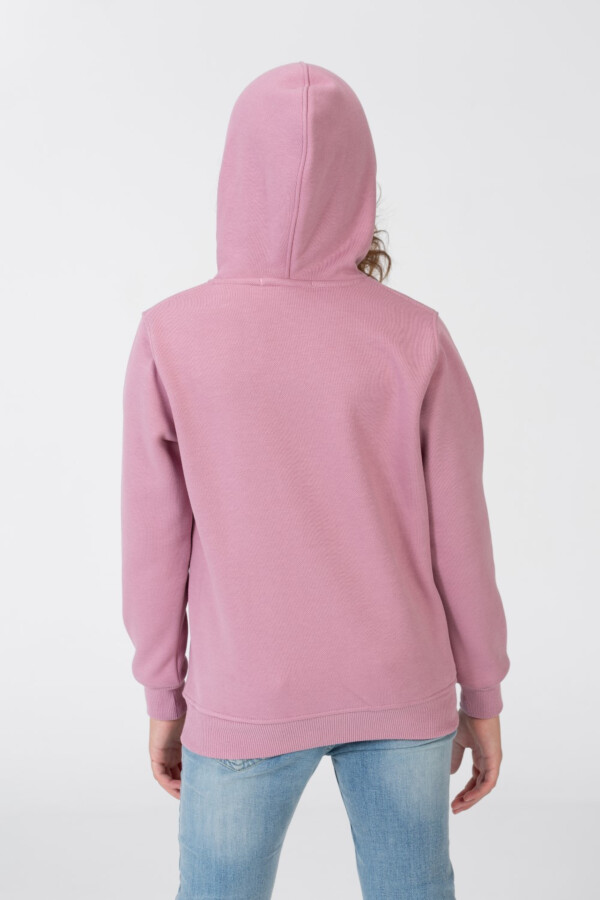 Girls Sweatshirt With Hood And Front Print