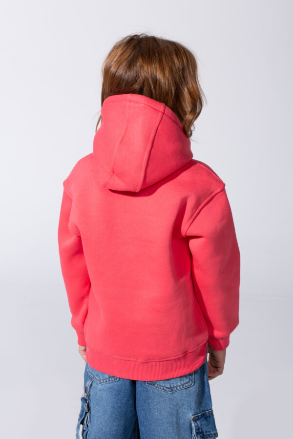 Girl's Slim Fit Melton Long Sleeves Hoodie Sweatshirt With Graphic Print On The Front