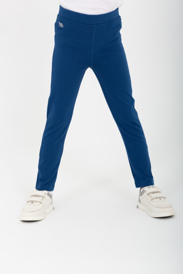 Girl's Elastic Waist Basic Long Leggings