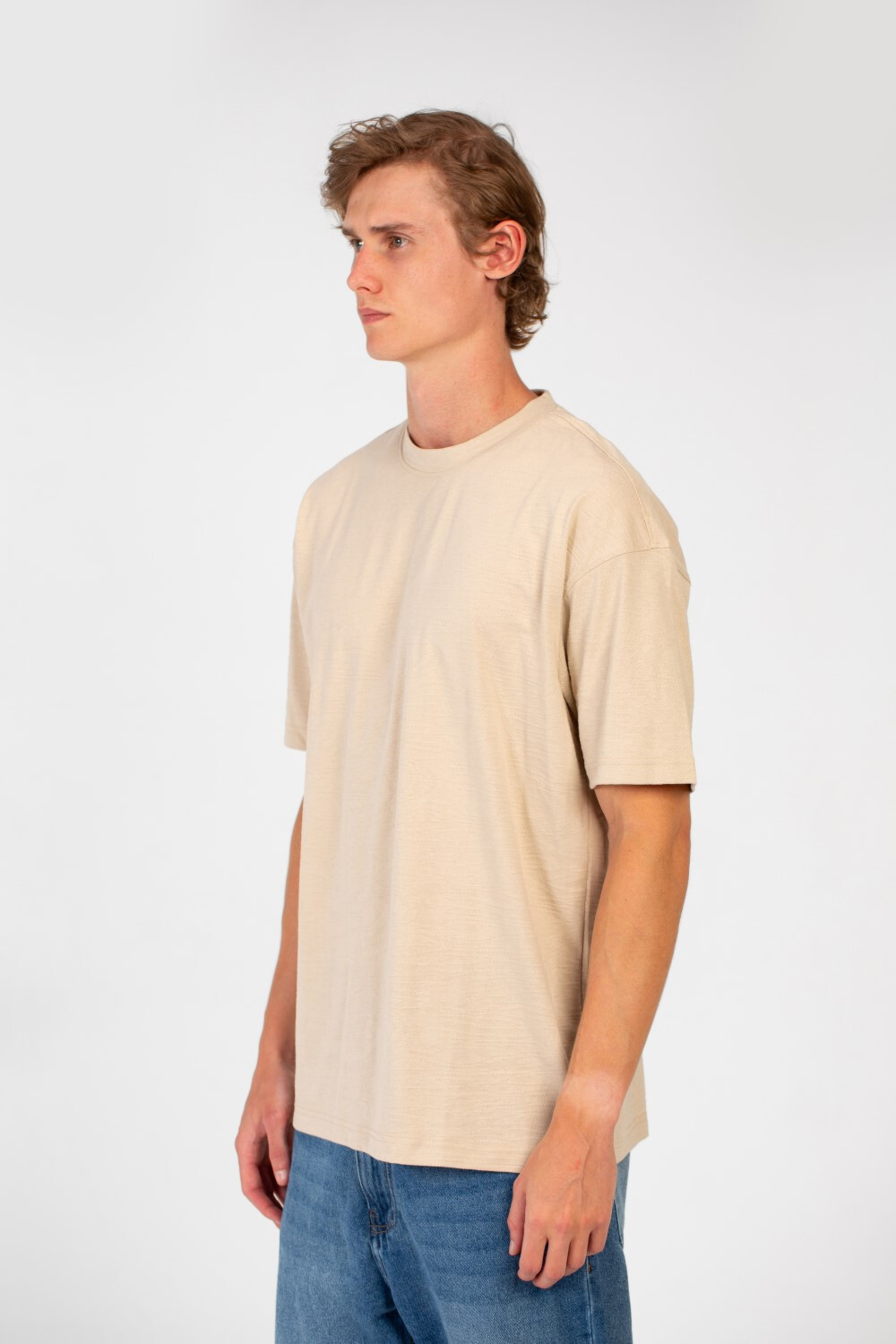 Men's Basic Details Crew Neck Regular Fit T-Shirt With Short Sleeves