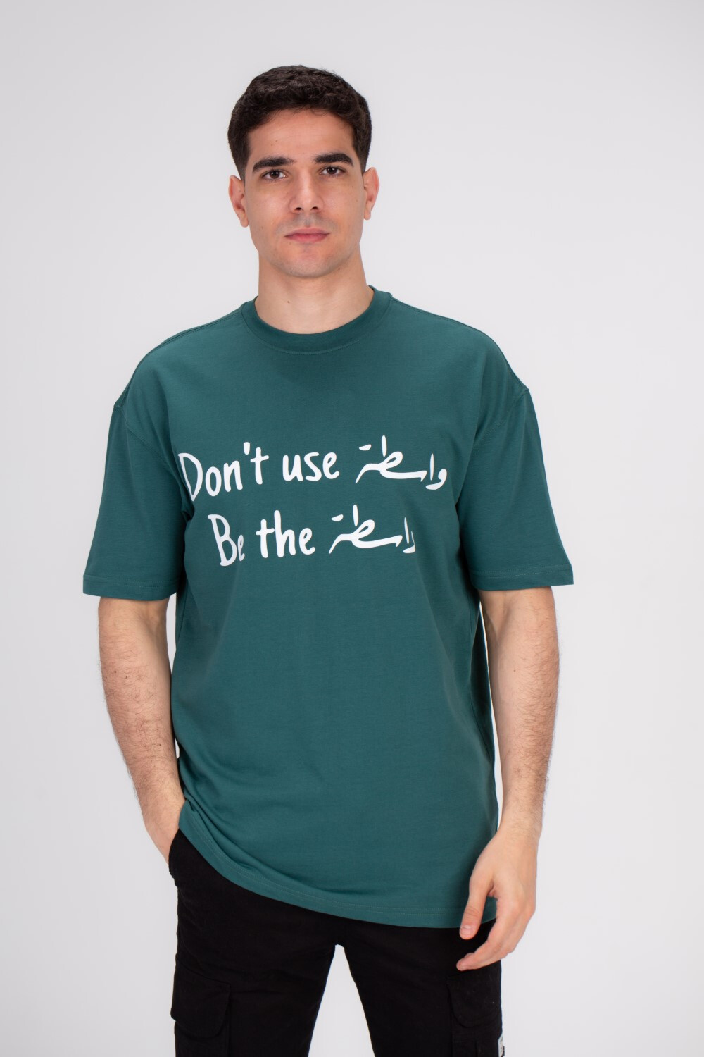 Men's Front Printed Regular Fit Cotton Over Size T-shirt Crafted For Comfort & Style