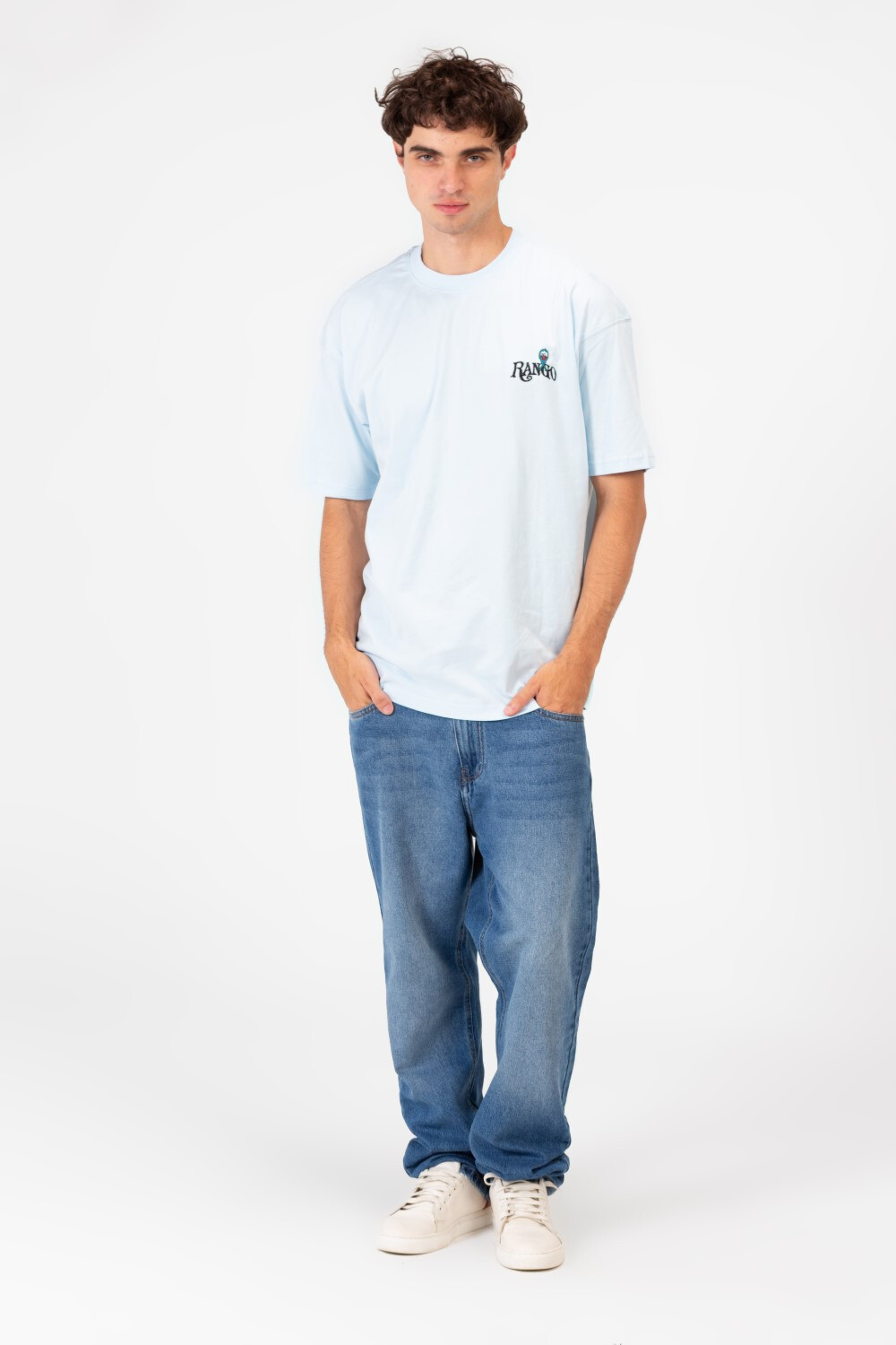 Men's Tomato Regular Fit T-Shirt With Modern Print And Round Neck