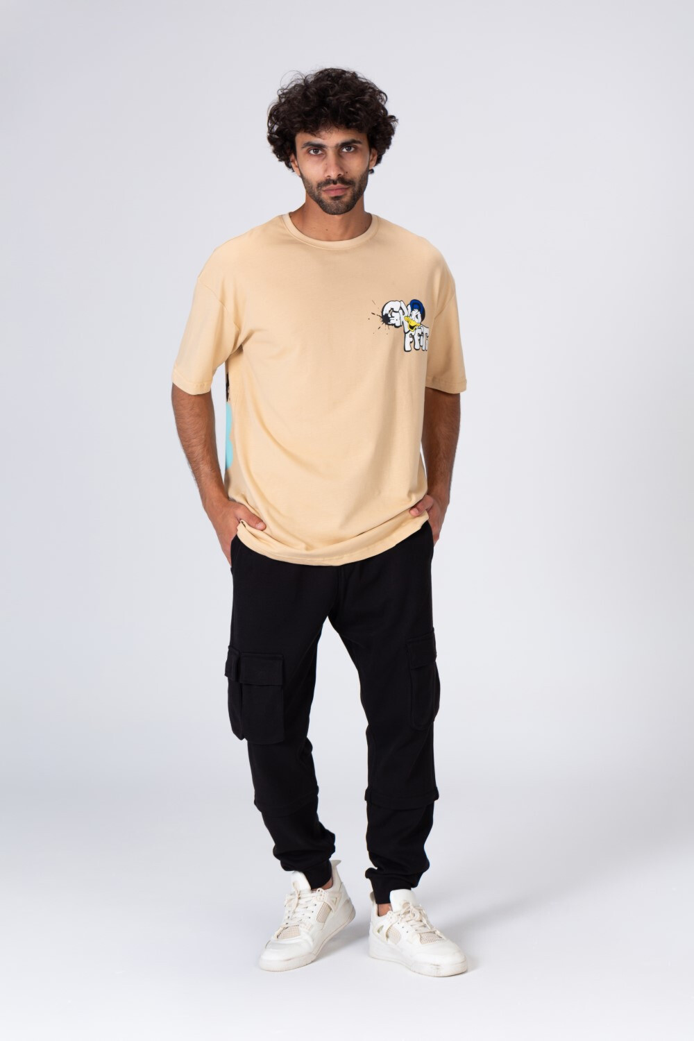 Mens Comfortable Fit Printed Half Sleeve T-shirt