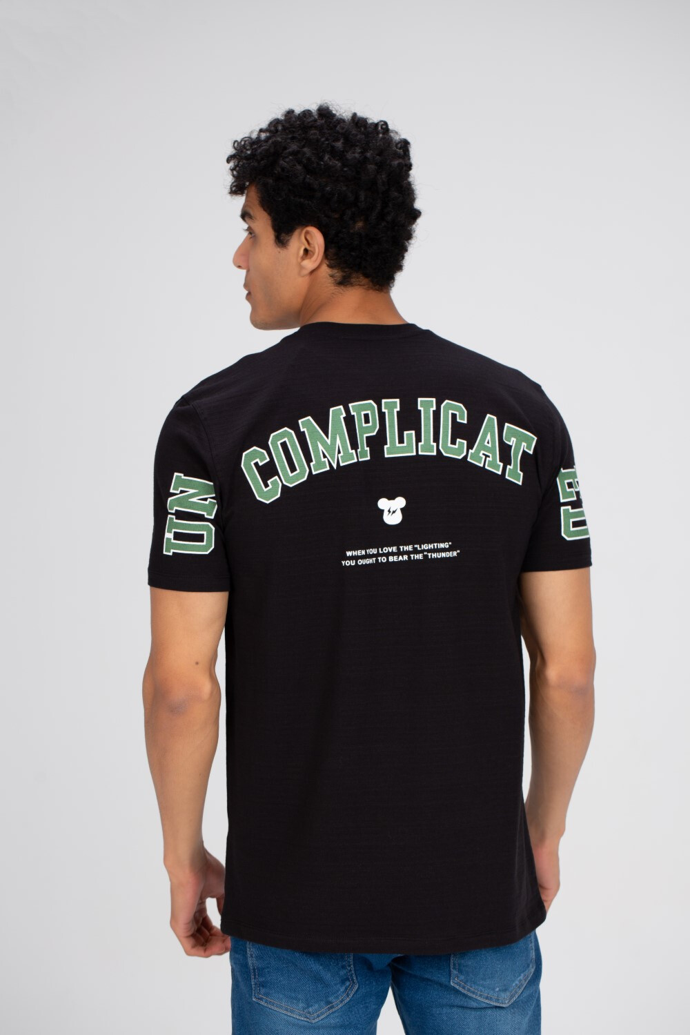 Men's Front & Back Printed Regular Fit Made Of Soft Cotton T-shirt