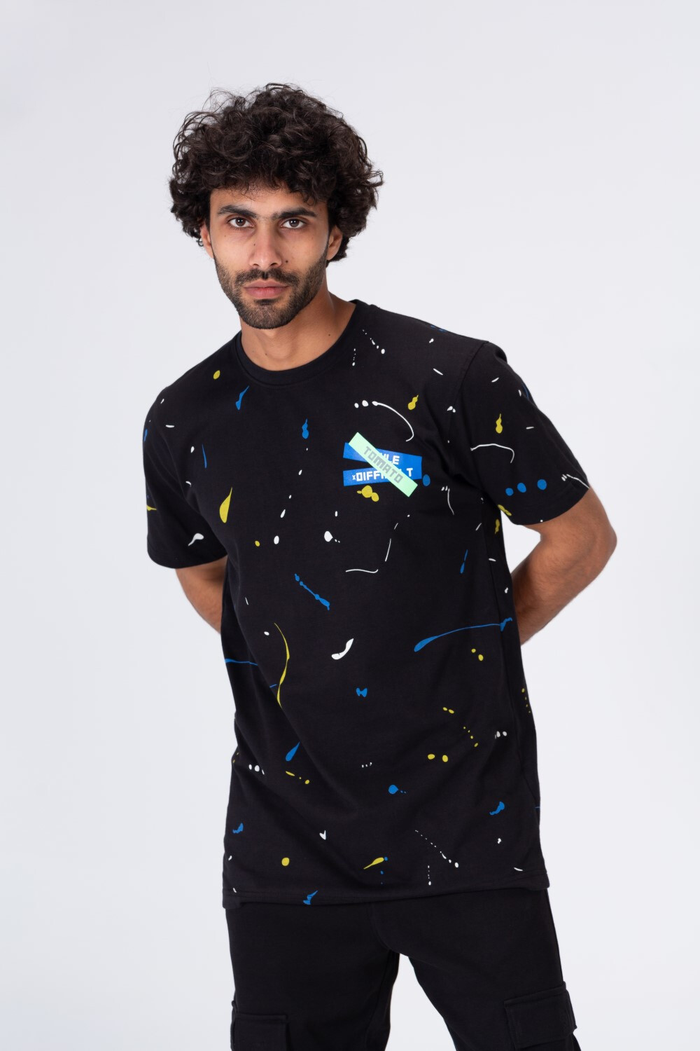 Mens T-shirt Printed In Trendy Colors And Comfortable Material
