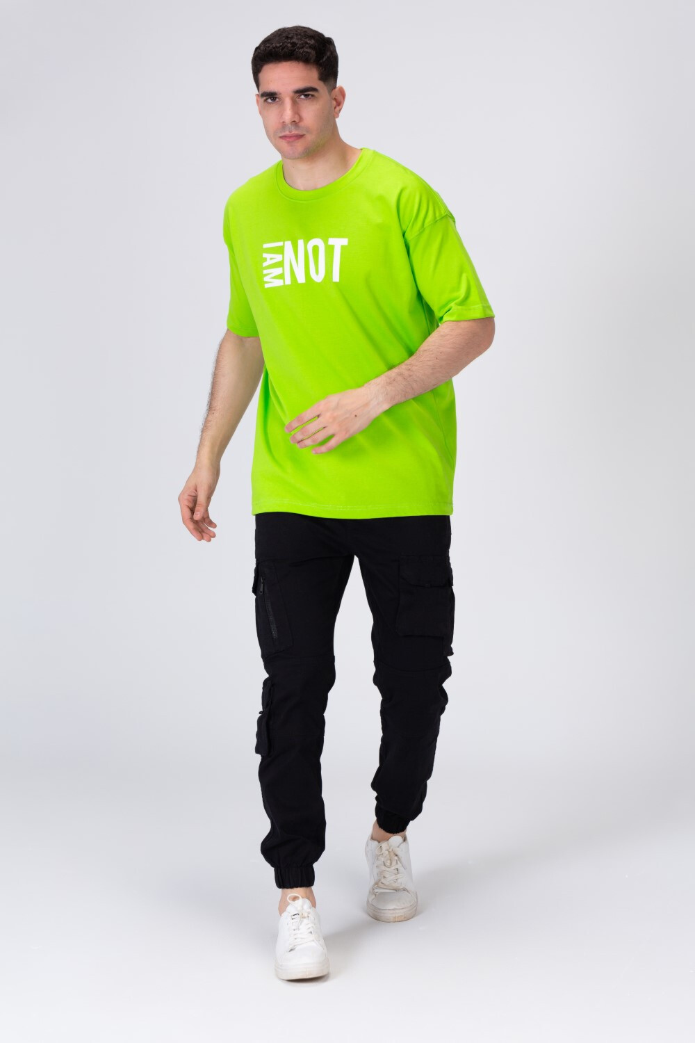 Mens Printed T-shirt With Round Neck