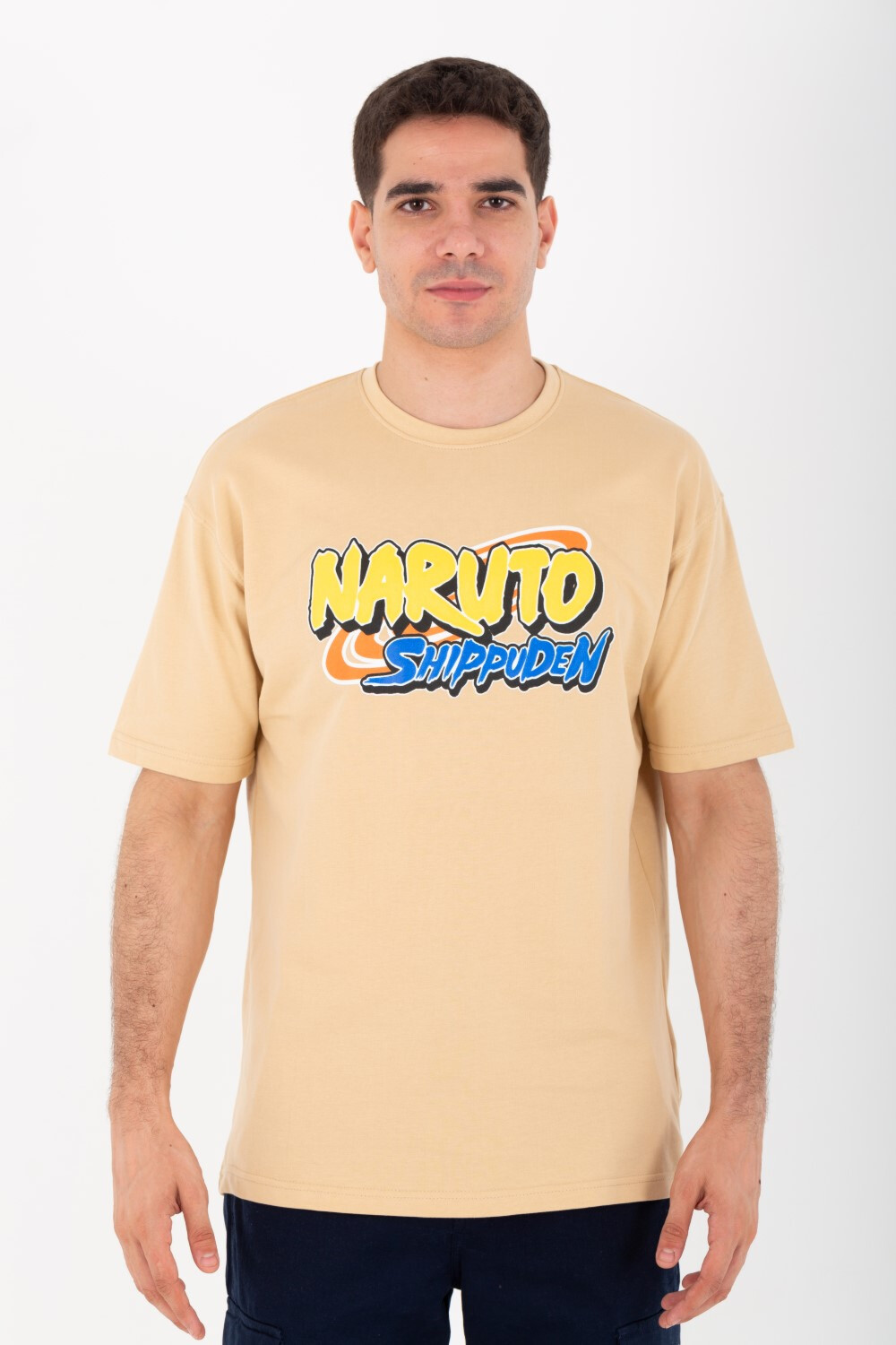 Mens Oversize Round Neck T-shirt Made Of High Quality Summer Melton Material