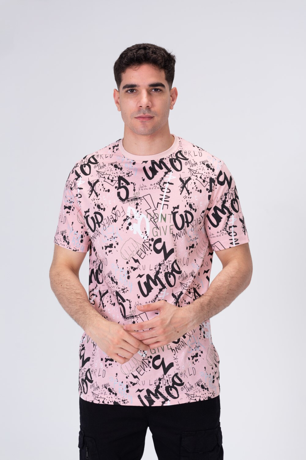 Men's Casual Half Sleeve T-shirt Practical Materials