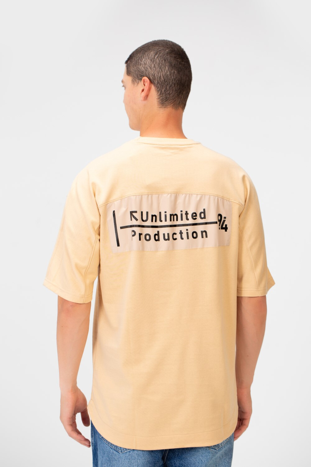 Men's Summer Melton Oversize Printed Half Sleeve Round Neck T-Shirt Comfortable Material