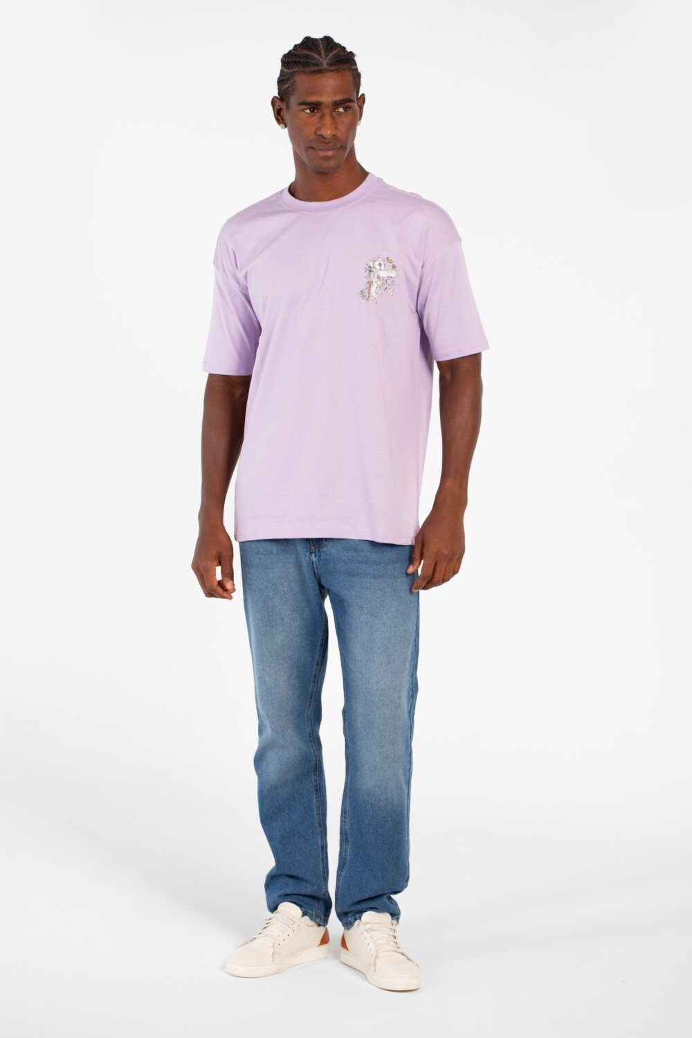 Men's Graphic Print Regular Fit Half Sleeve Crew Neck T-Shirt