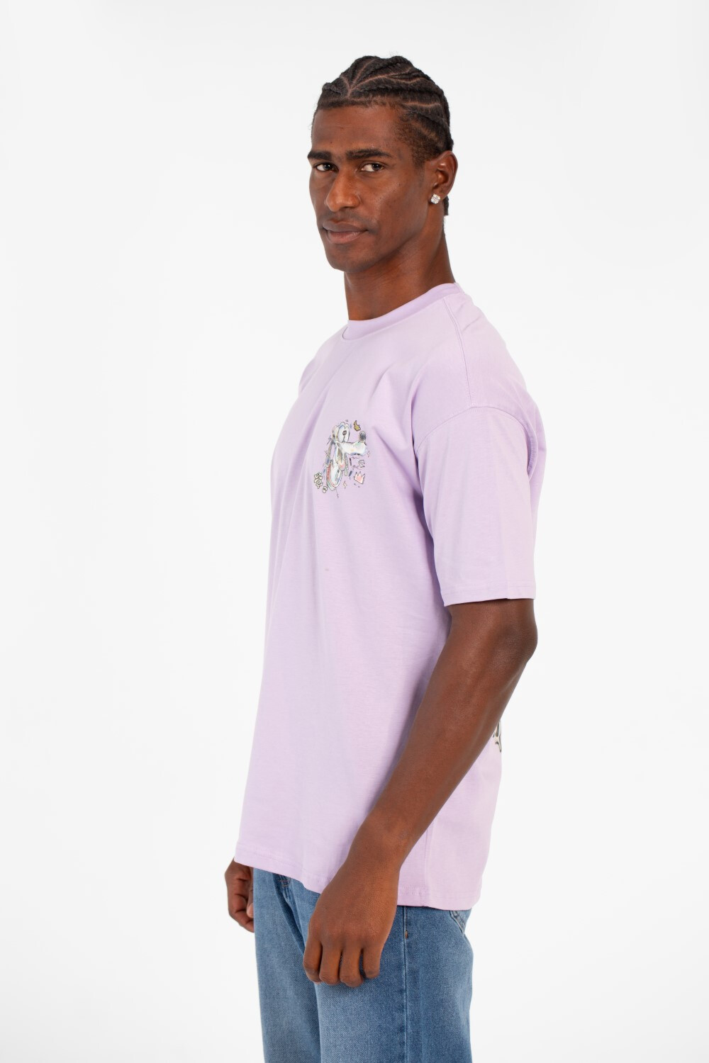 Men's Graphic Print Regular Fit Half Sleeve Crew Neck T-Shirt