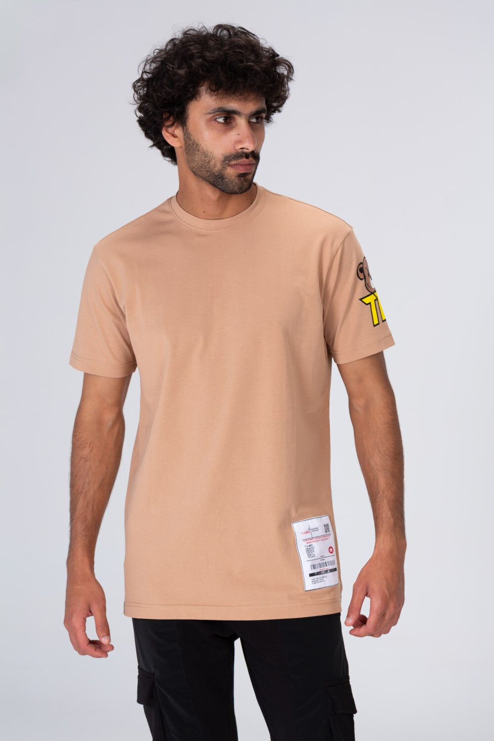 Mens T-shirt Made Of Soft Cotton With A Modern Print