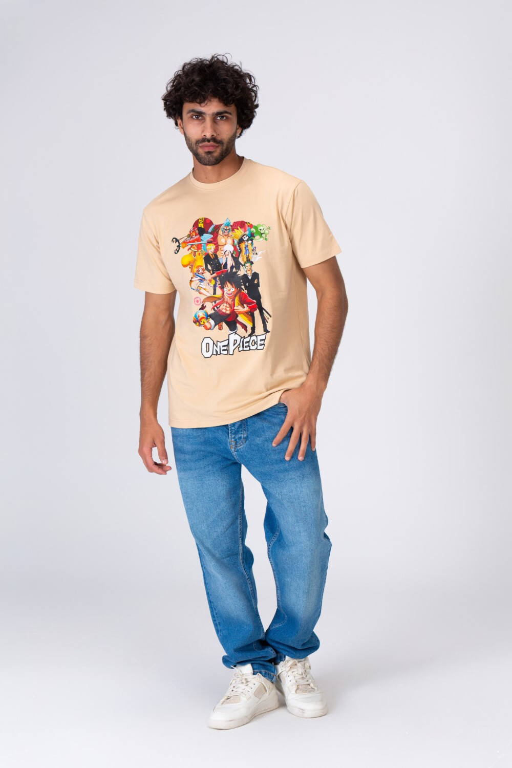Mens Printed On The Front And Back Soft Cotton T-shirt