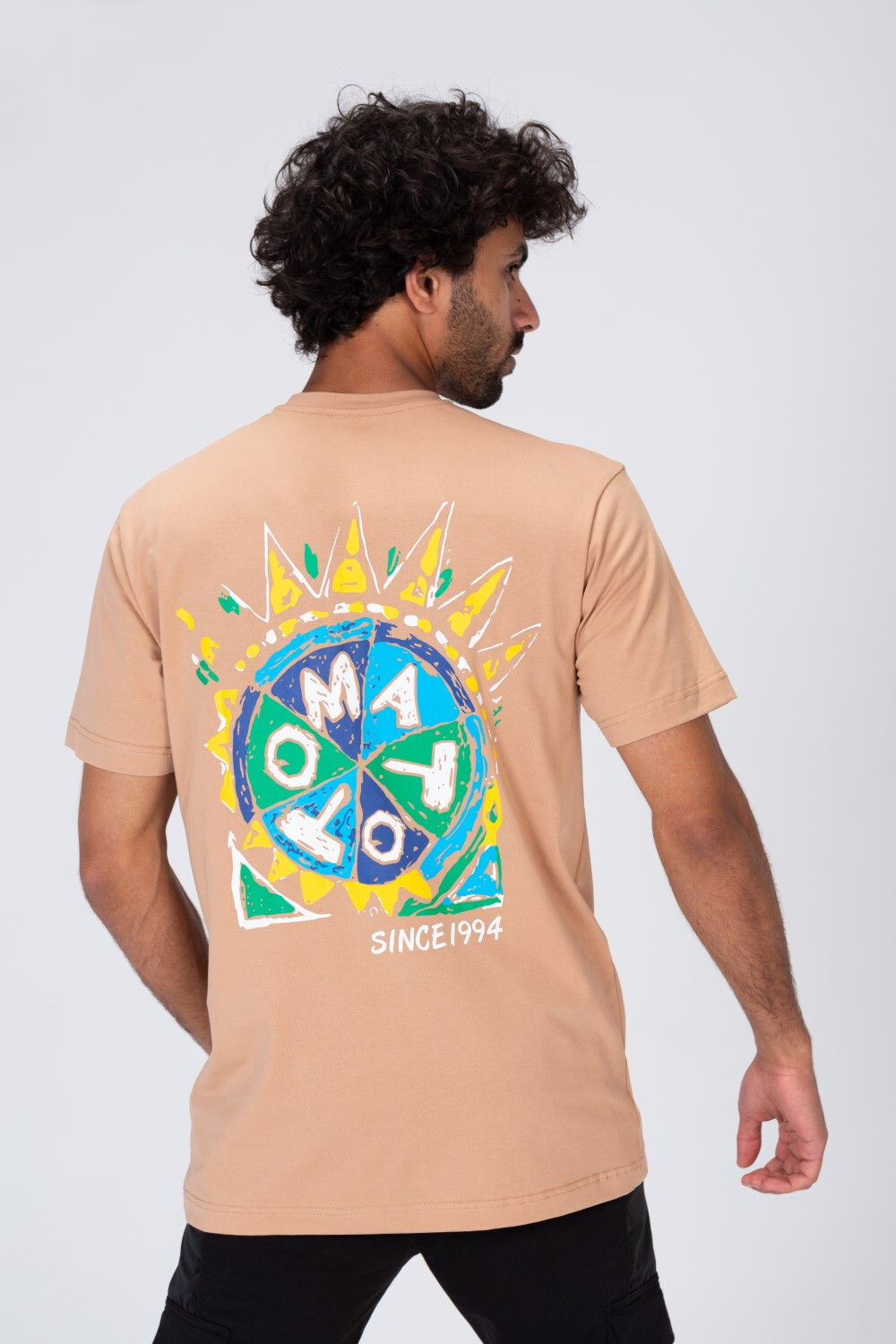 Mens Tomoto Half Sleeves Printed T-shirt