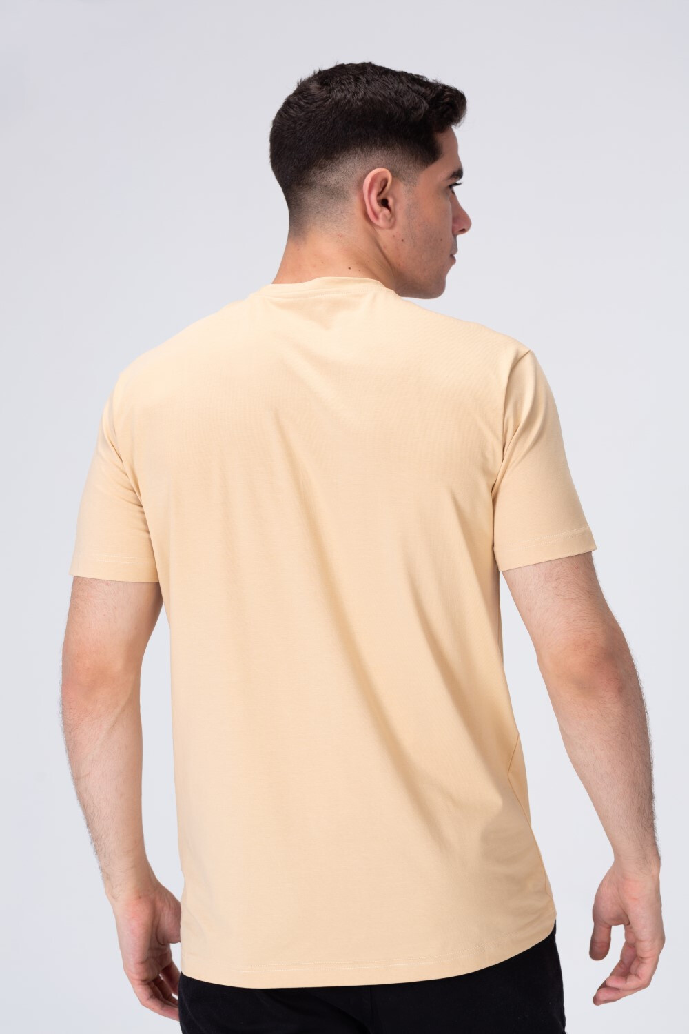 Mens Half Sleeve Printed On The Front Regular Fit T-shirt