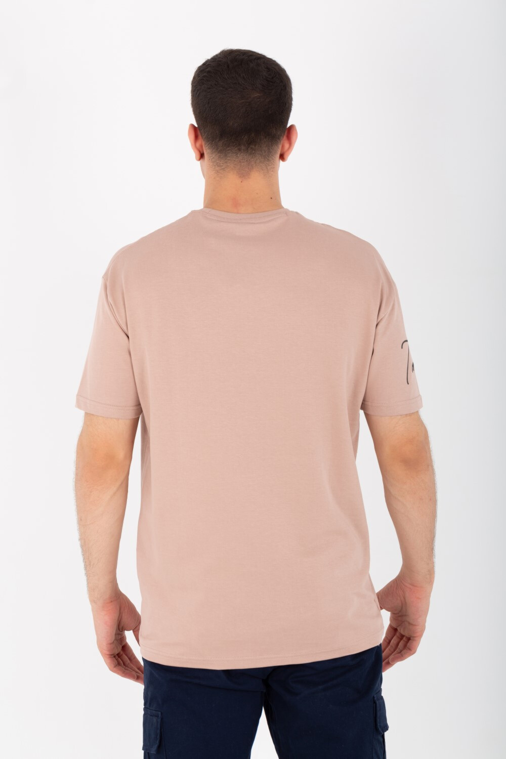 Mens Oversize Half Sleeve T-shirt Made Of High Quality Summer Melton Material