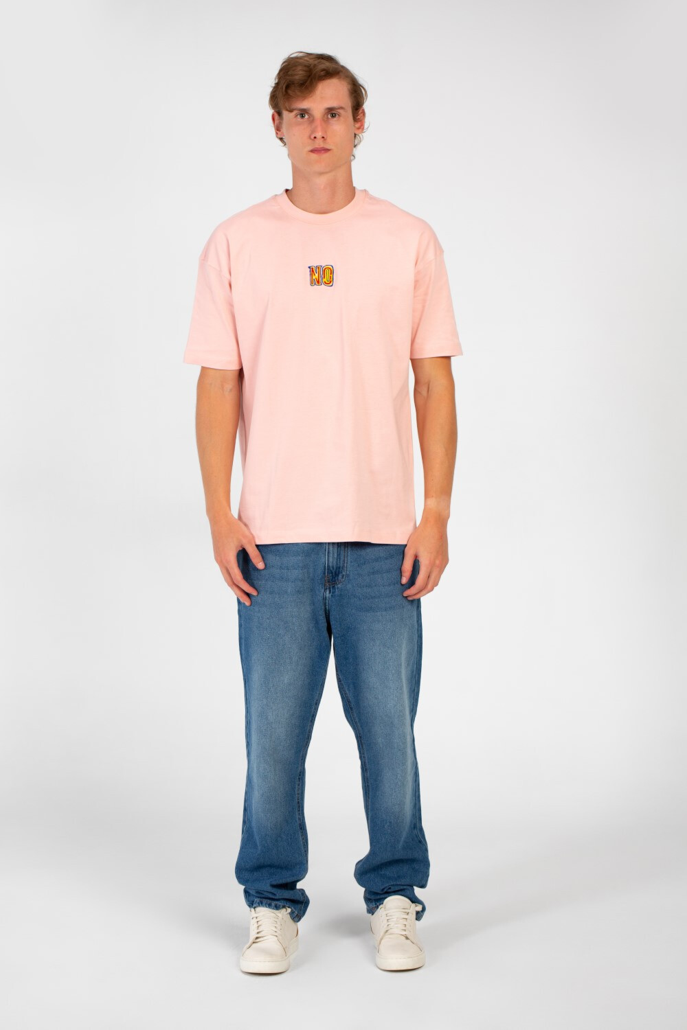 Men's No Print Regular Fit Short Sleeve Crew Neck T-Shirt