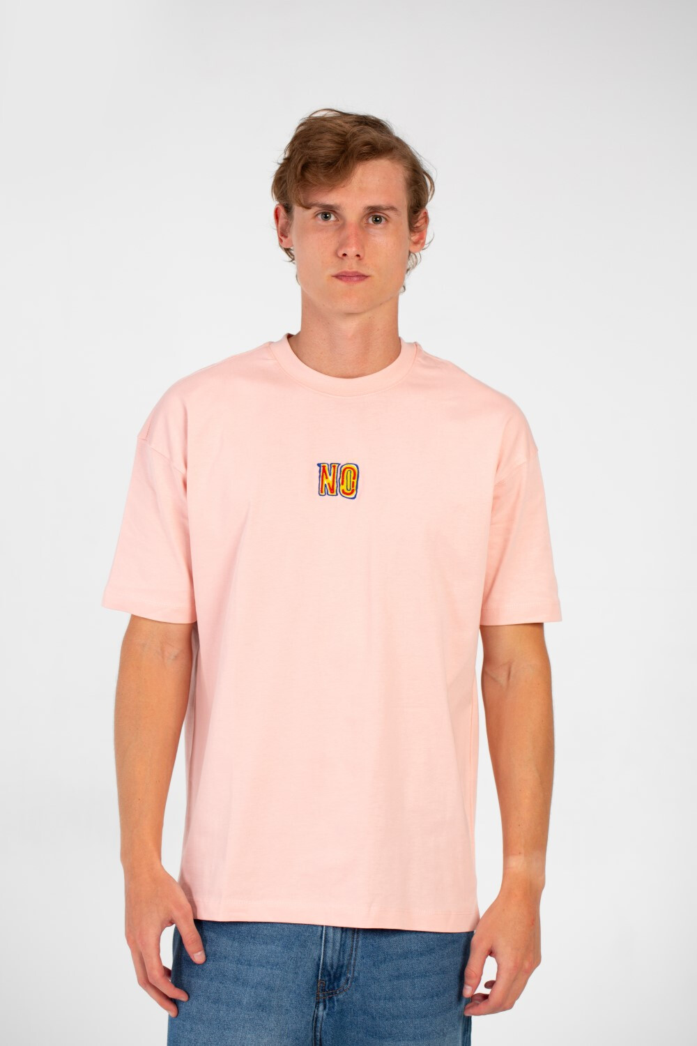 Men's No Print Regular Fit Short Sleeve Crew Neck T-Shirt