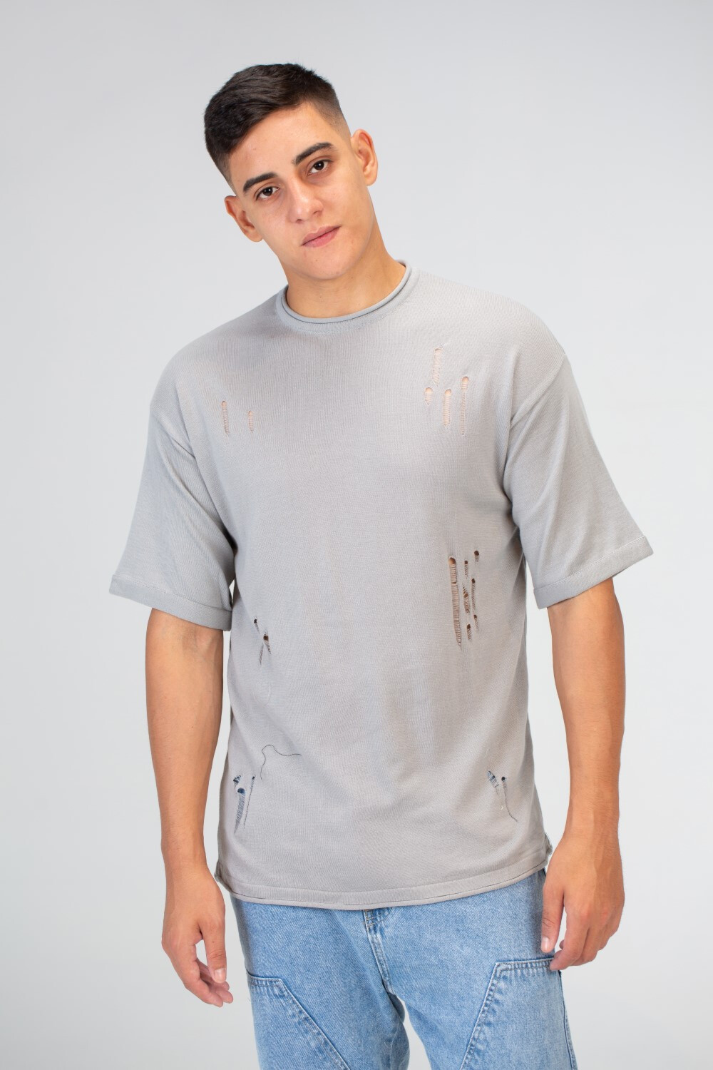 Mens Slim Fit Plain Basic T-Shirt with Short Sleeves And a modern Cut