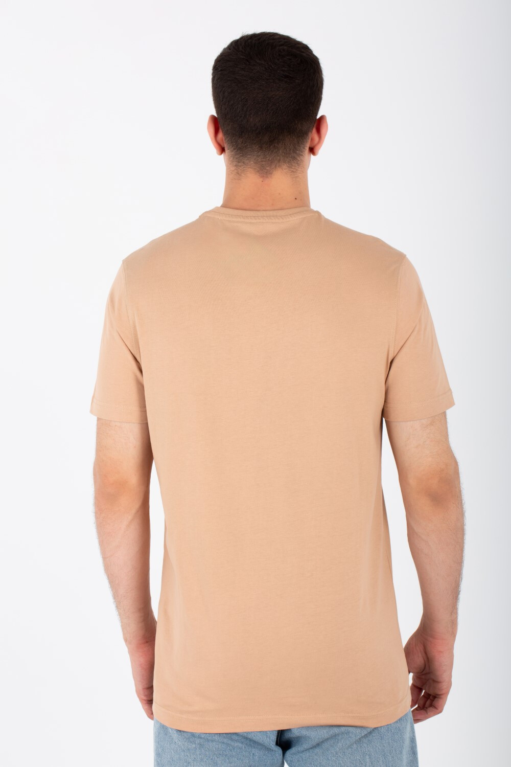 Mens Oversize T-shirt With A Round Neck And A Rabbit Print On The Front