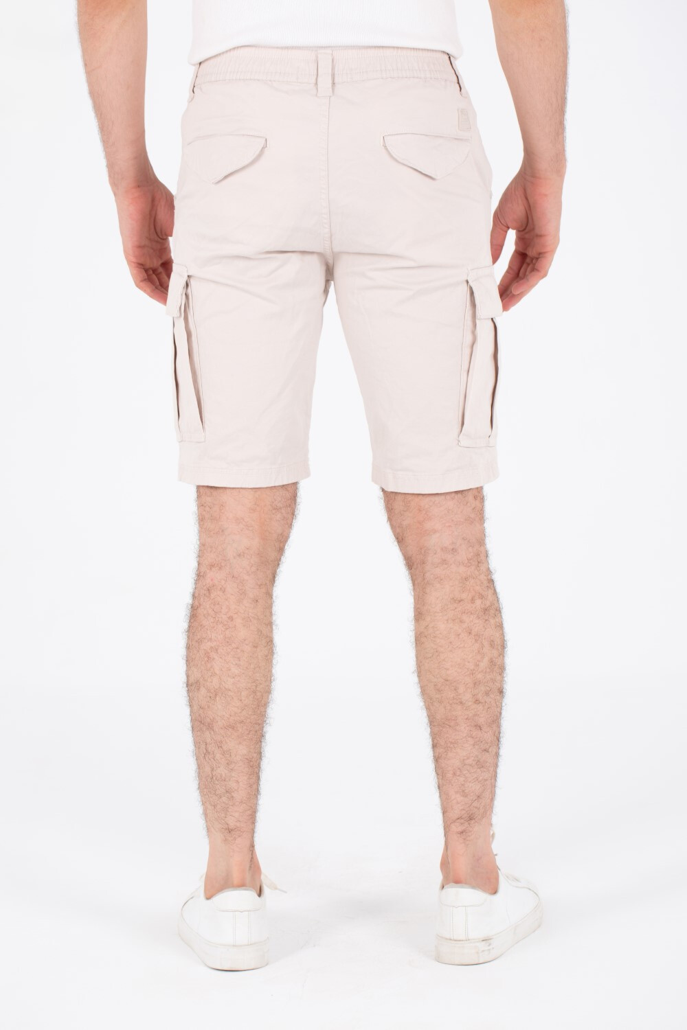 Mens Gabardine Shorts With Side And Front Pockets Unique And Modern
