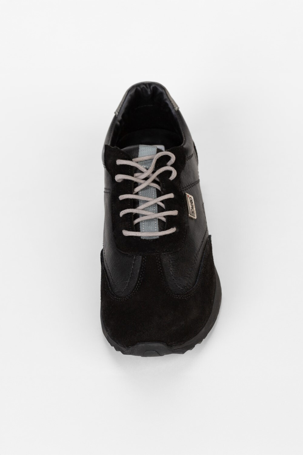 Men's Tomato Leather And Suede Lace Up Shoes