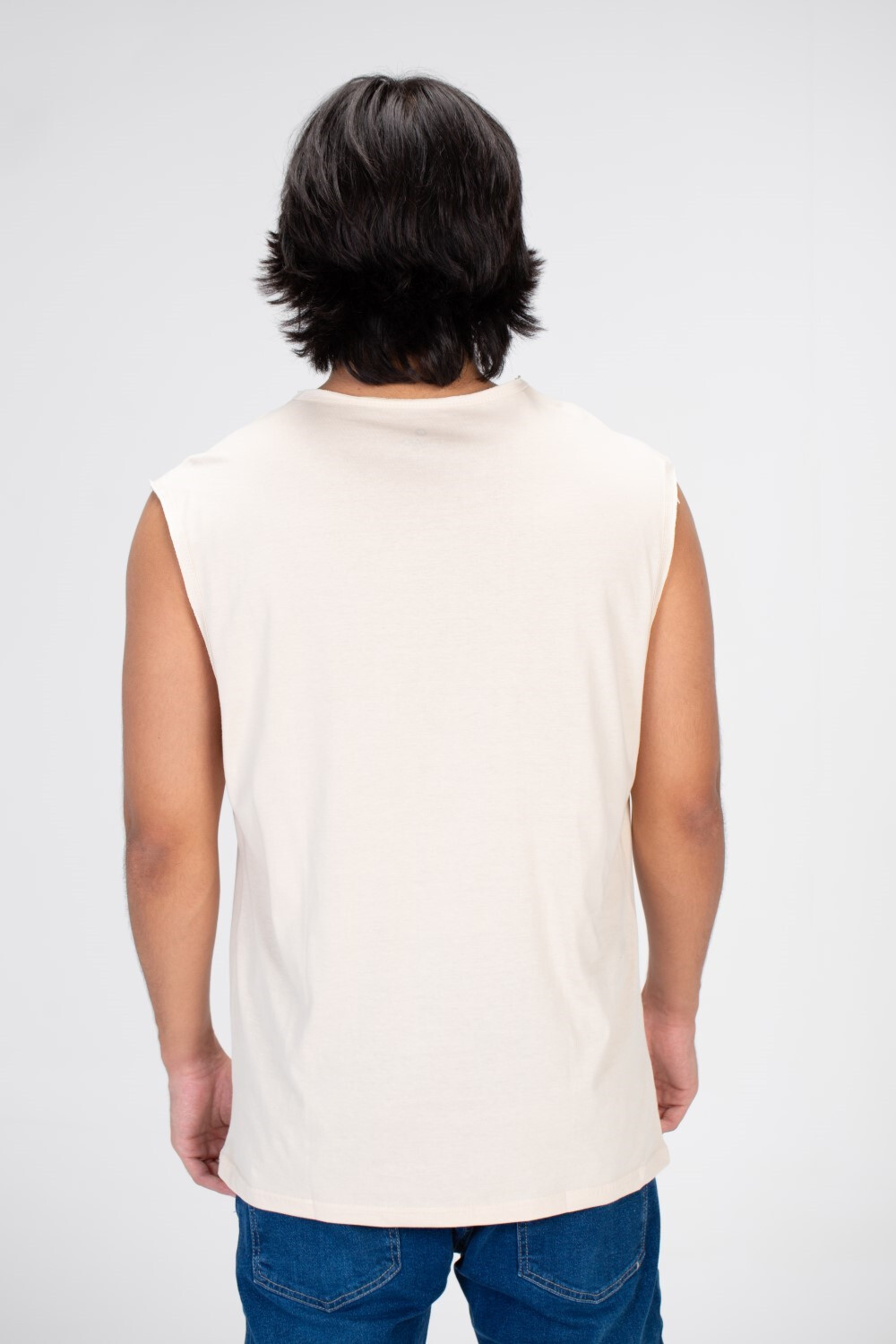Men's Summer Cut T-shirt Printed On The Front With Comfortable Material