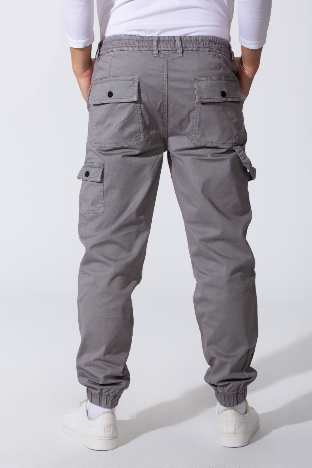 Men's Sharwal Gabardine Trousers Pants With Pockets And Basic Details