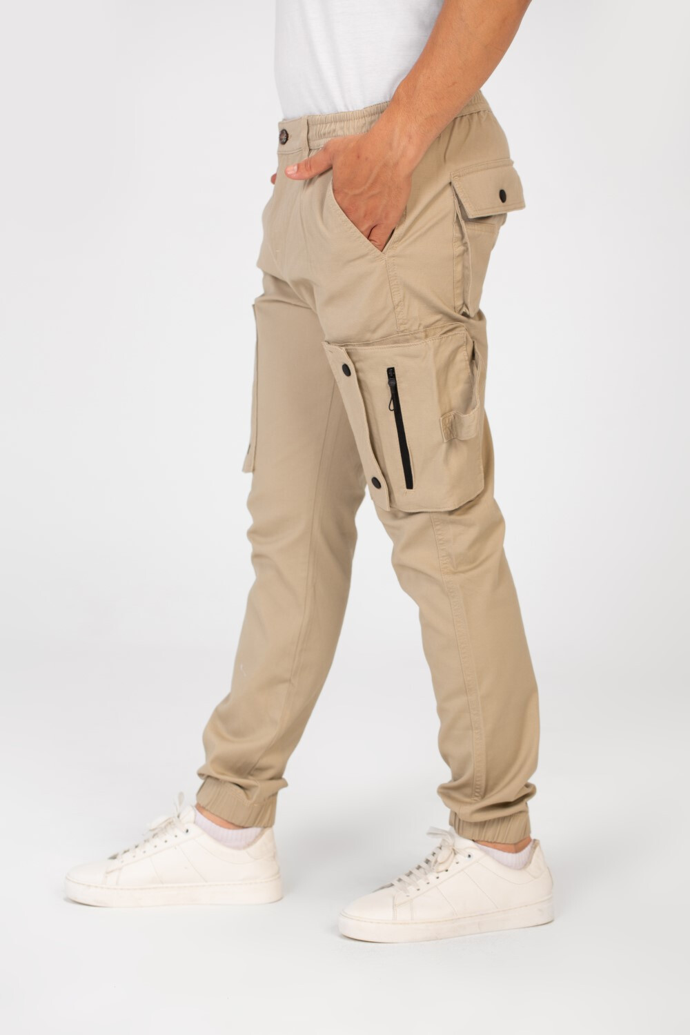 Men's Gabardine Sherwal Pants With A Modern Design And Pockets