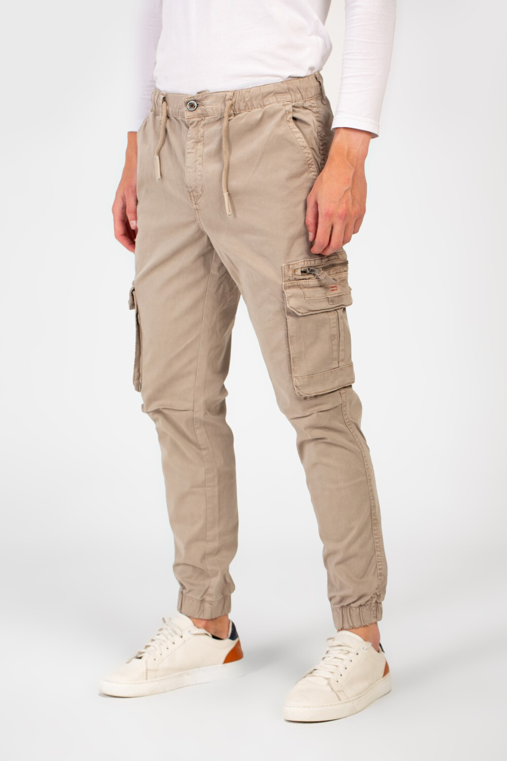 Men's Gabardine Sherwal Pants With A Modern Design And Side Pockets