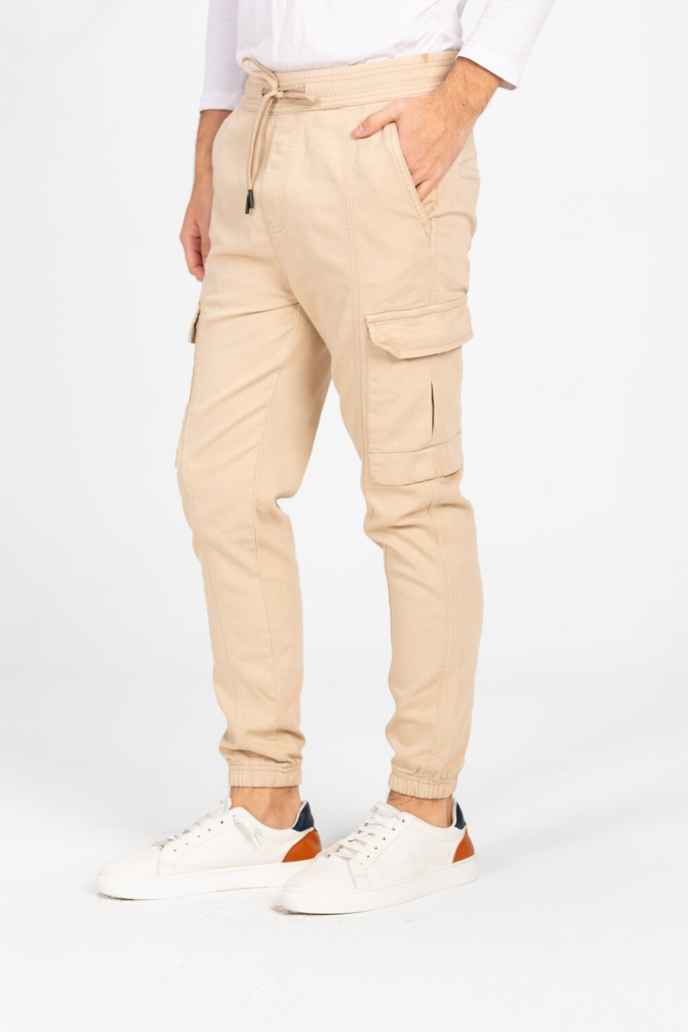 Men's Gabardine Basic Pants In Comfortable And Practical Material