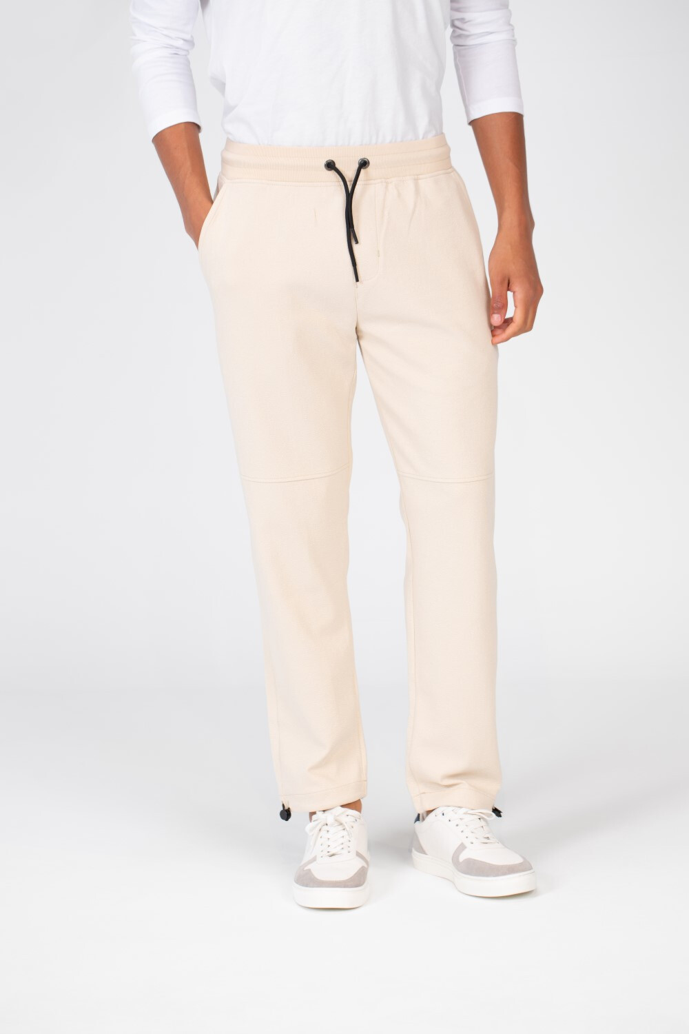 Men's Sweatpants With Elastic Waistband And Back Pocket In Comfortable Material
