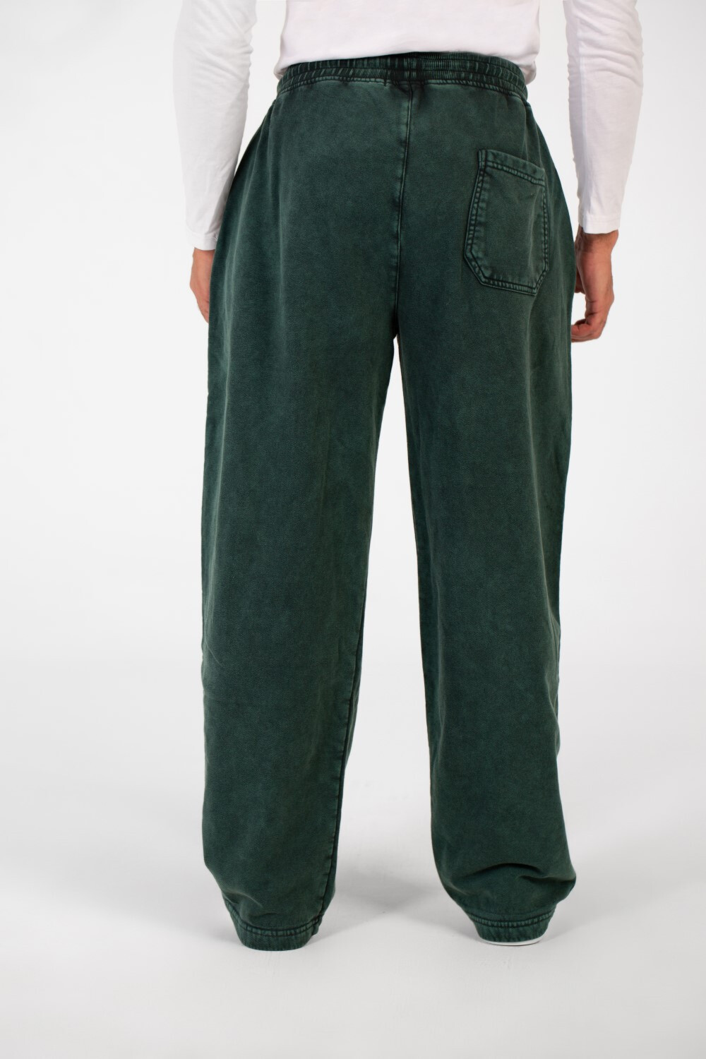 Men's Tomato Washed Oversized Sweatpants With Elastic Waistband And Drawstring High Quality