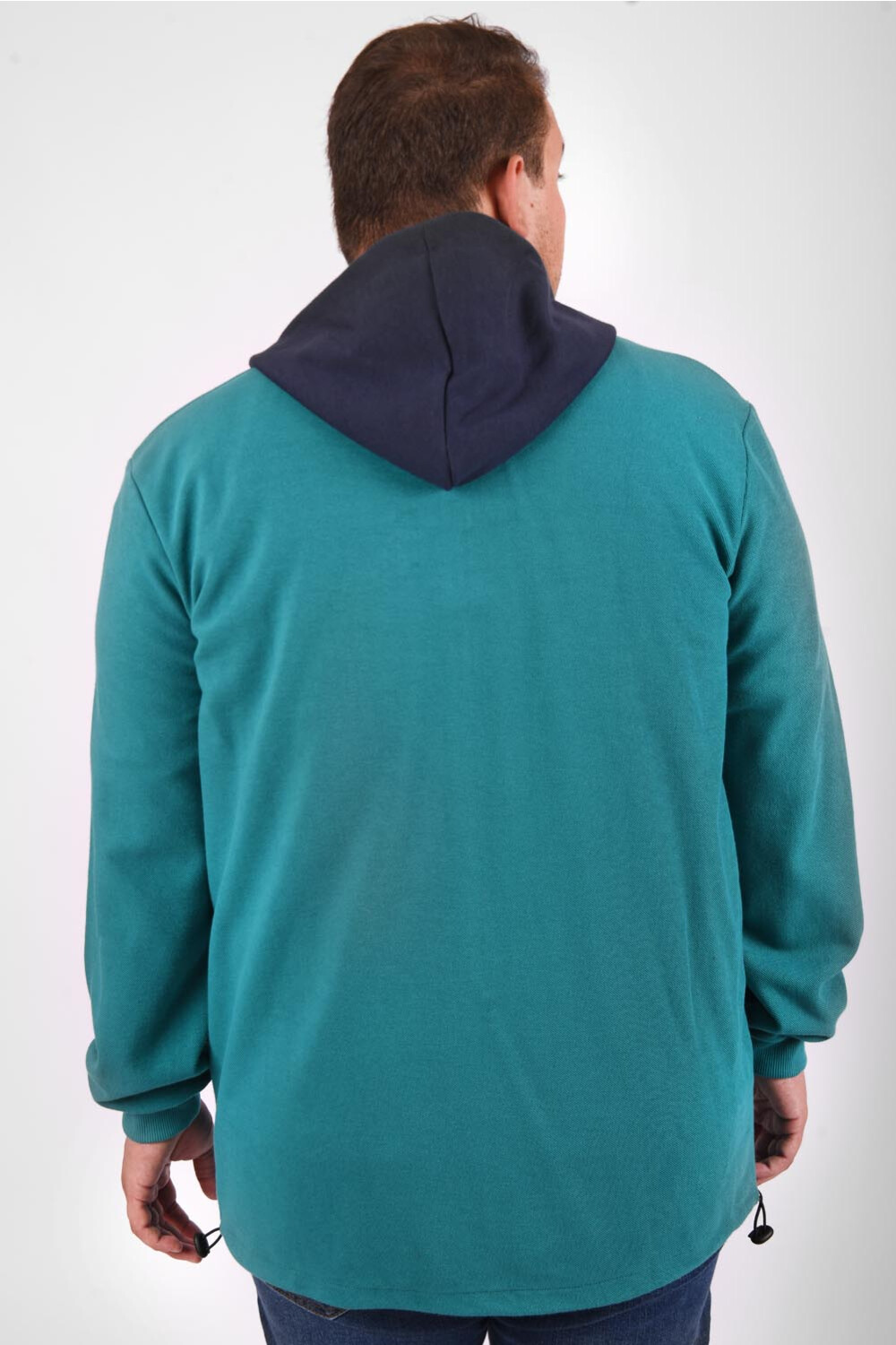 Men's Slim Fit Full Zipper Padded Soft Melton Multi Color Big Size Sweatshirt