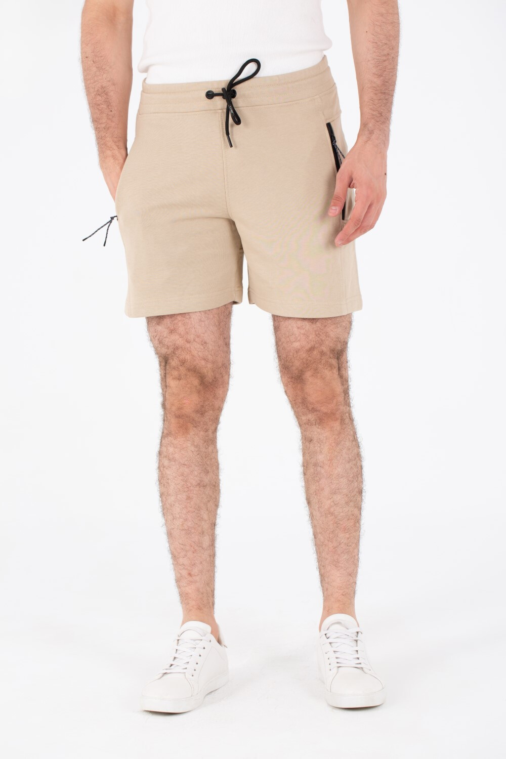 Mens Milton Shorts With Side Pockets And Elastic Waist