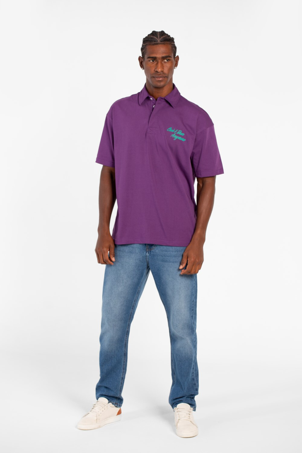 Men's Printed Regular Fit Bolivar Short Sleeve Comfortable Polo T-Shirt