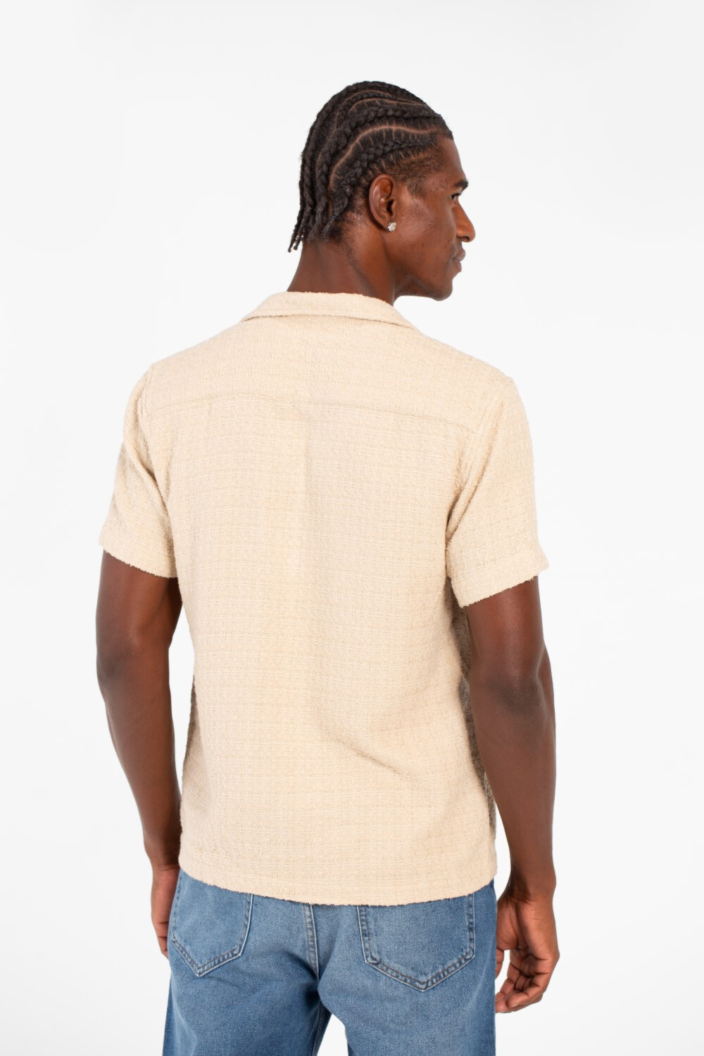 Men's Basic Slim Fit Mesh Half Sleeve Shirt With High Quality Material