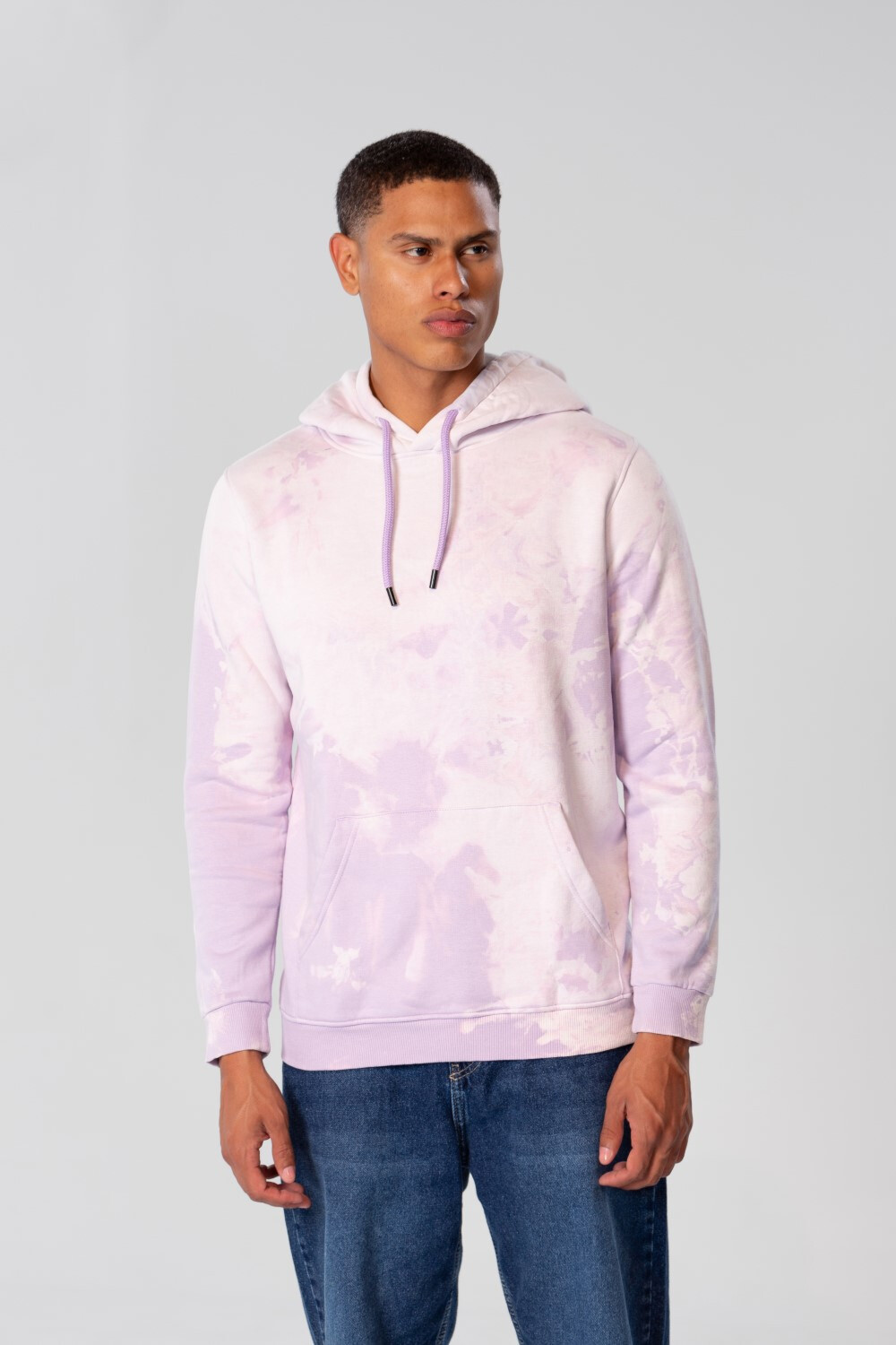 Men's Hooded Sweatshirt With Kangaroo Pocket On The Front
