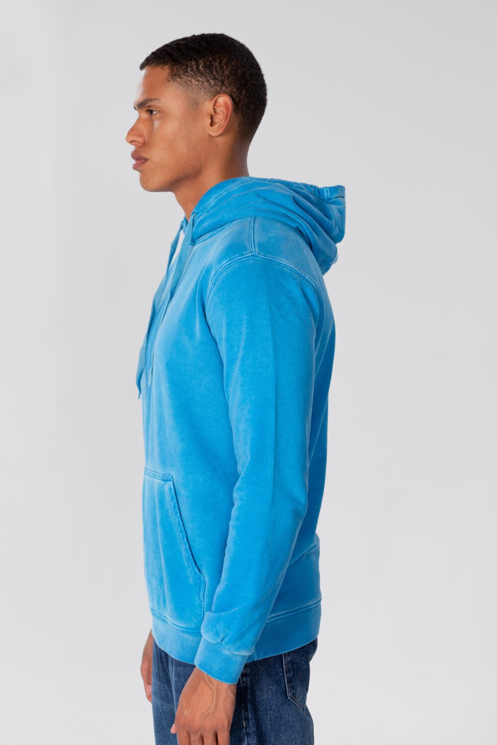 Men's Basic Hood Sweatshirt With Long Sleeves