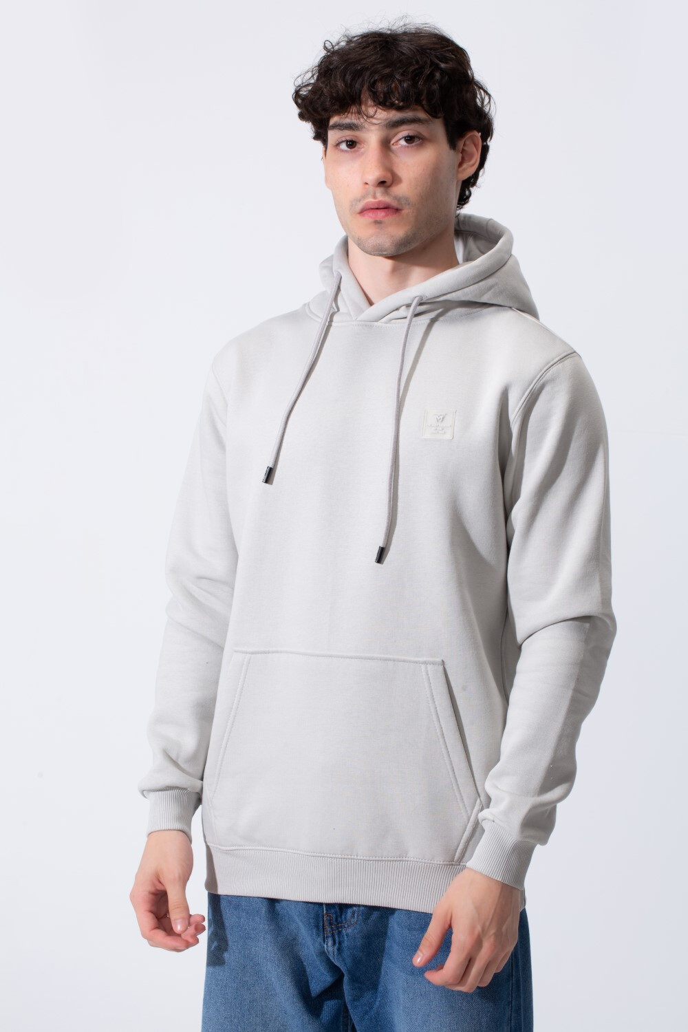 Men's Slim Fit Hoodie Sweatshirt With A Front Kangaroo Pocket