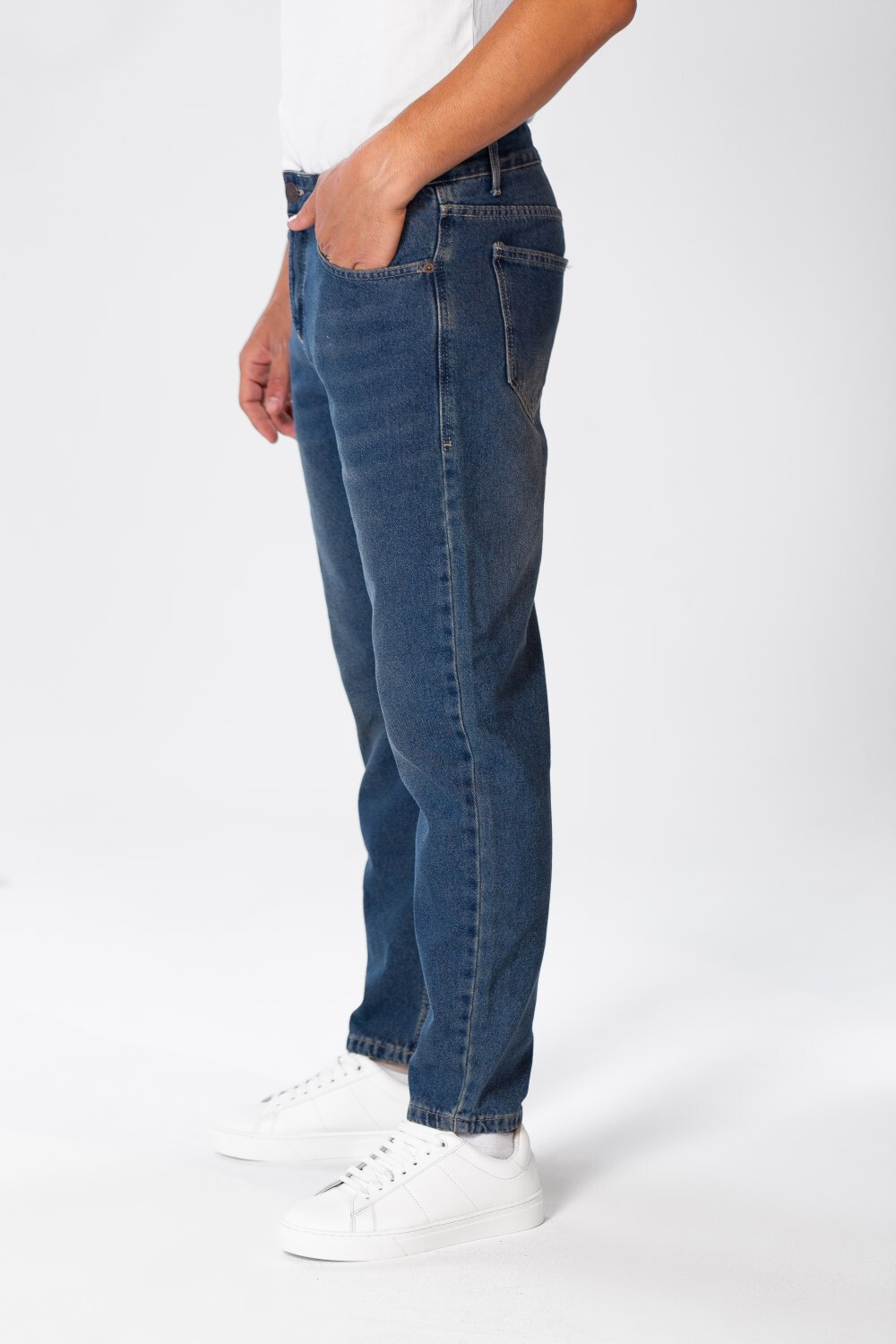 Men's Boyfriend Jeans Pants With Five Pockets And Trendy Fit