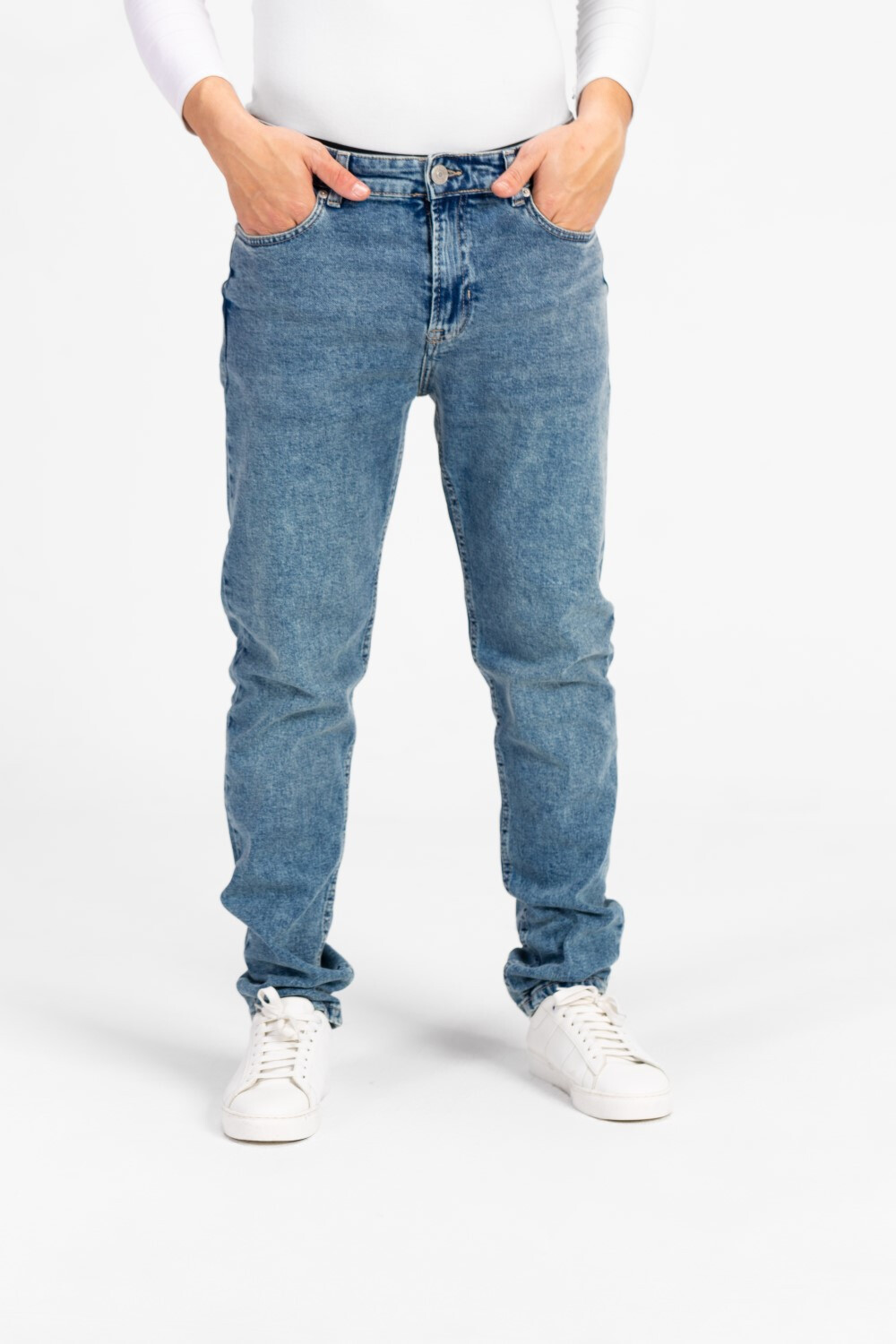 Men's Used Slim Fit Five Pocket Jeans Pants