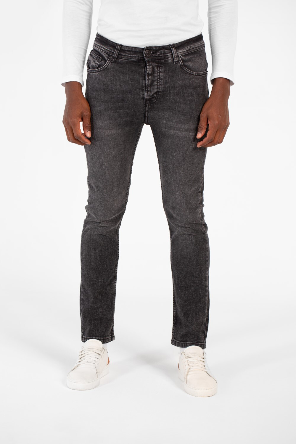 Men's Used Tomato Slim Fit Jeans Pants With Pockets