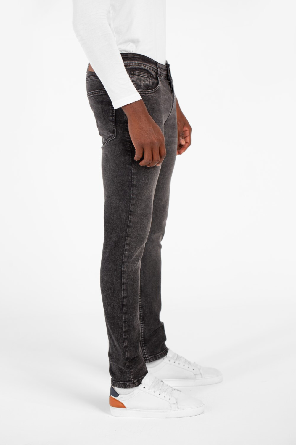 Men's Used Tomato Slim Fit Jeans Pants With Pockets