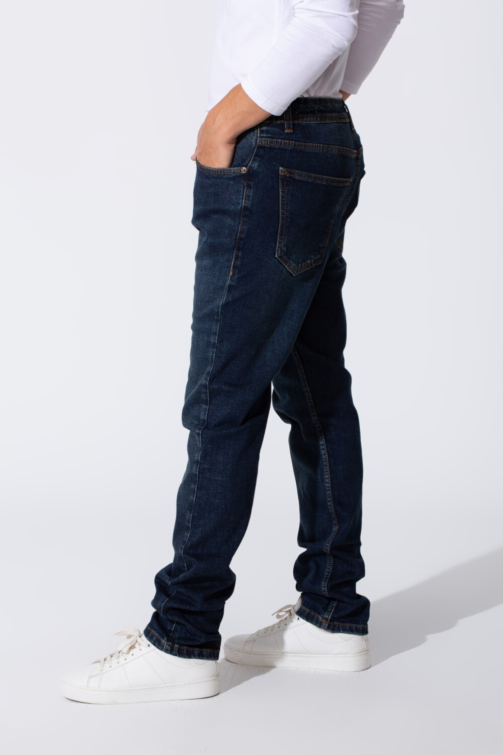 Men's Tomato Used Slim Fit Jeans Pants With Pockets