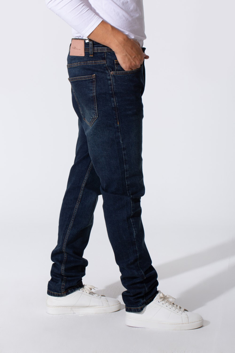 Men's Tomato Used Slim Fit Jeans Pants With Pockets