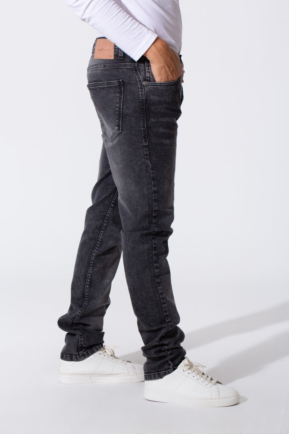 Men's Used Slim Fit Tomato Five Pockets Jeans Pants